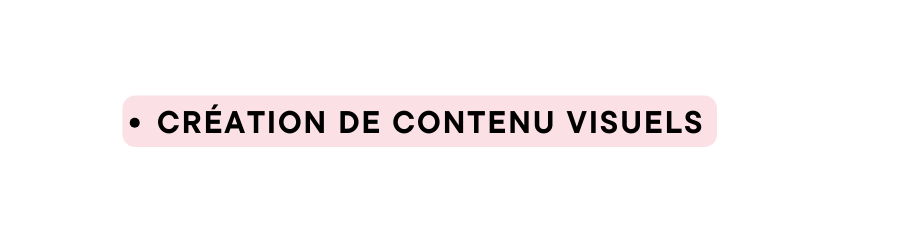 Création de contenu visuels